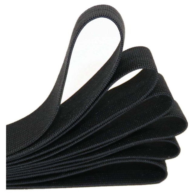 Białe czarne opaski elastyczne Nylon 20-50 mm - do szycia odzieży - Wianko - 3
