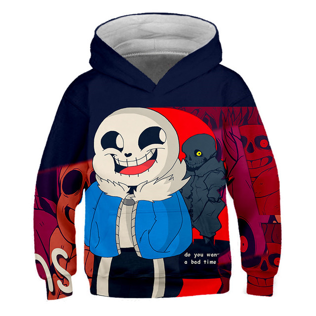 Bluza dziecięca Undertale z 3D nadrukami Harajuku o rozmiarze Pus - Wianko - 7