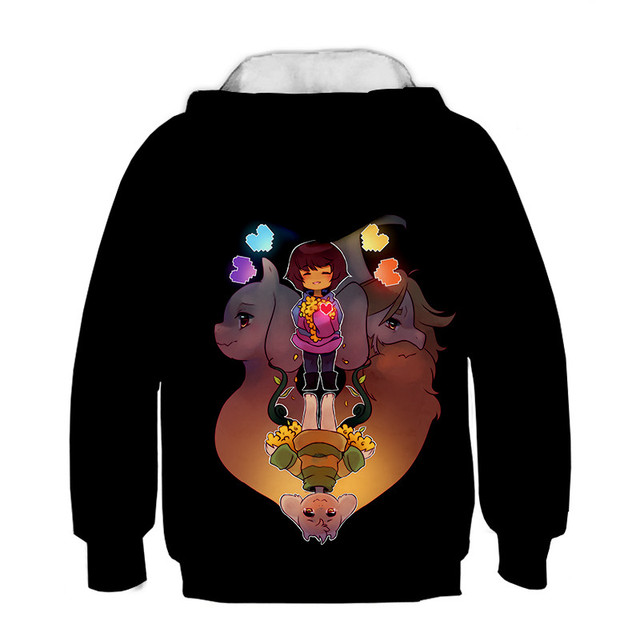 Bluza dziecięca Undertale z 3D nadrukami Harajuku o rozmiarze Pus - Wianko - 10