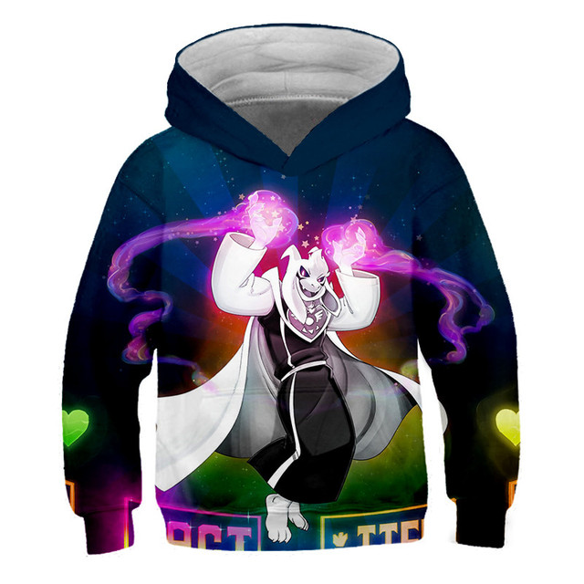 Bluza dziecięca Undertale z 3D nadrukami Harajuku o rozmiarze Pus - Wianko - 13