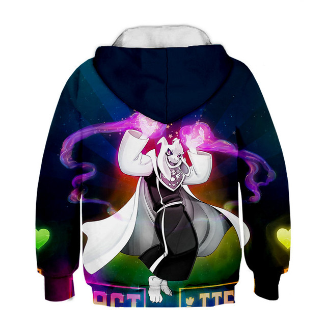 Bluza dziecięca Undertale z 3D nadrukami Harajuku o rozmiarze Pus - Wianko - 12