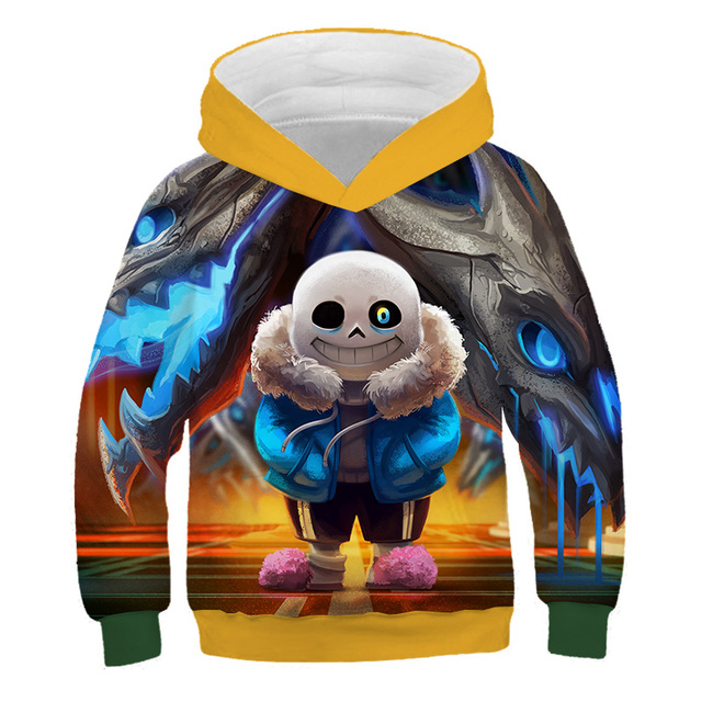 Bluza dziecięca Undertale z 3D nadrukami Harajuku o rozmiarze Pus - Wianko - 28