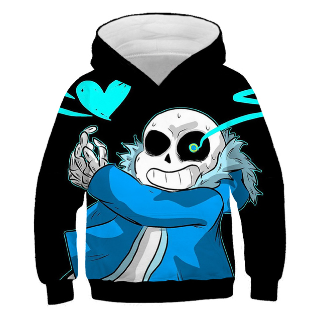 Bluza dziecięca Undertale z 3D nadrukami Harajuku o rozmiarze Pus - Wianko - 22