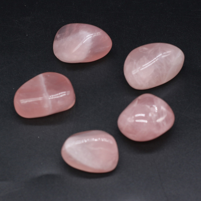 Kryształ kamień tatarski naturalny różowy bez otworu 20-30mm - 1 sztuka, idealny do DIY biżuterii - Wianko - 2