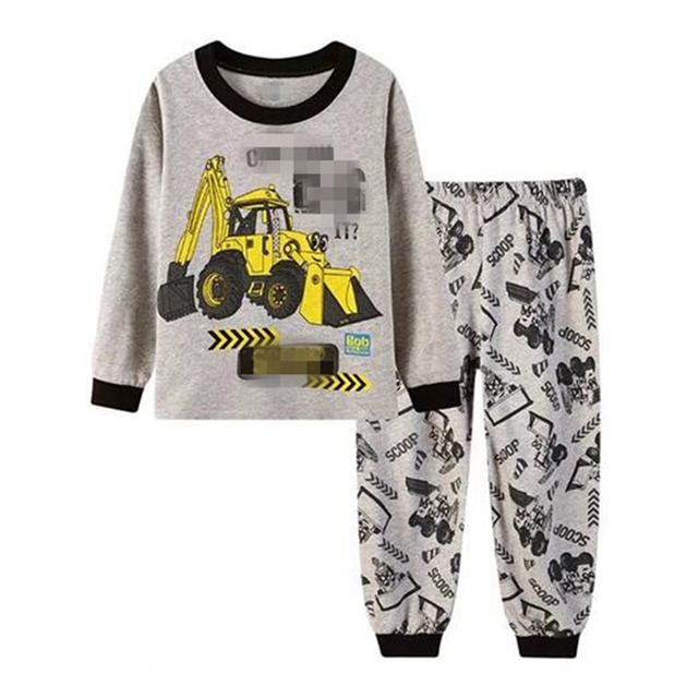 Piżama dziecięca garnitur dla chłopców i dziewczynek, koszulka z długim rękawem i spodnie, sportowa bielizna nocna - Wianko - 6