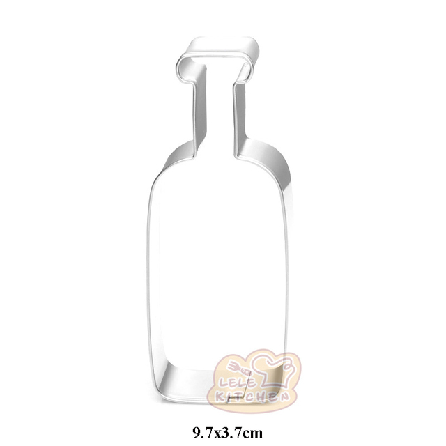 Szklana butelka w kształcie szampana do dekoracji ciast i pieczątek - Wianko - 4