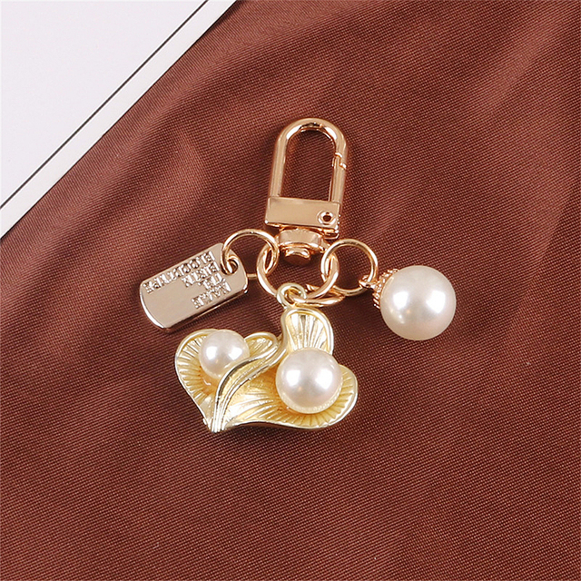 Brelok Charms Ins z perłami - wykwintny dodatek metalowy do torebki damskiej - Wianko - 5
