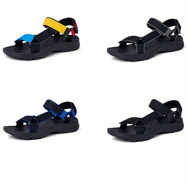 Męskie sandały na plażę Casual Men, letnie buty sandał z oddychającym komfortem, slip-on, rozmiar Plus Sandalias Hombre - Wianko - 7
