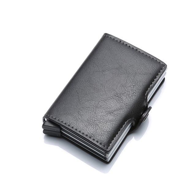 Niestandardowy portfel na karty kredytowe z RFID dla mężczyzn i kobiet - minimalistyczny design - Wianko - 20