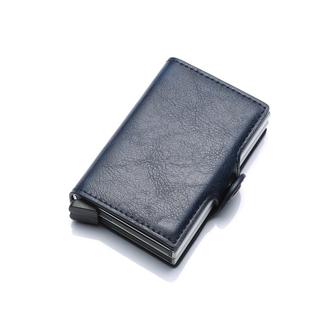 Niestandardowy portfel na karty kredytowe z RFID dla mężczyzn i kobiet - minimalistyczny design - Wianko - 14