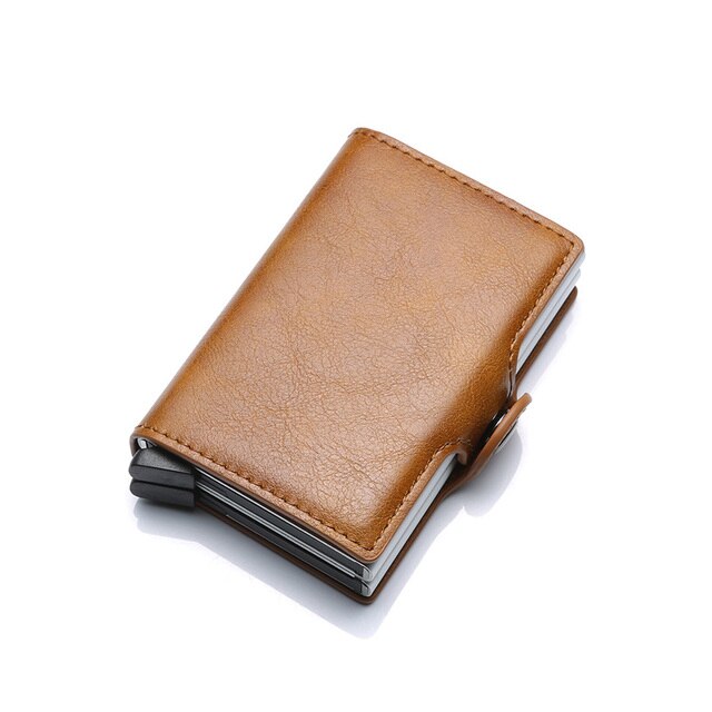 Niestandardowy portfel na karty kredytowe z RFID dla mężczyzn i kobiet - minimalistyczny design - Wianko - 13
