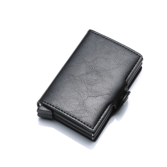 Niestandardowy portfel na karty kredytowe z RFID dla mężczyzn i kobiet - minimalistyczny design - Wianko - 16