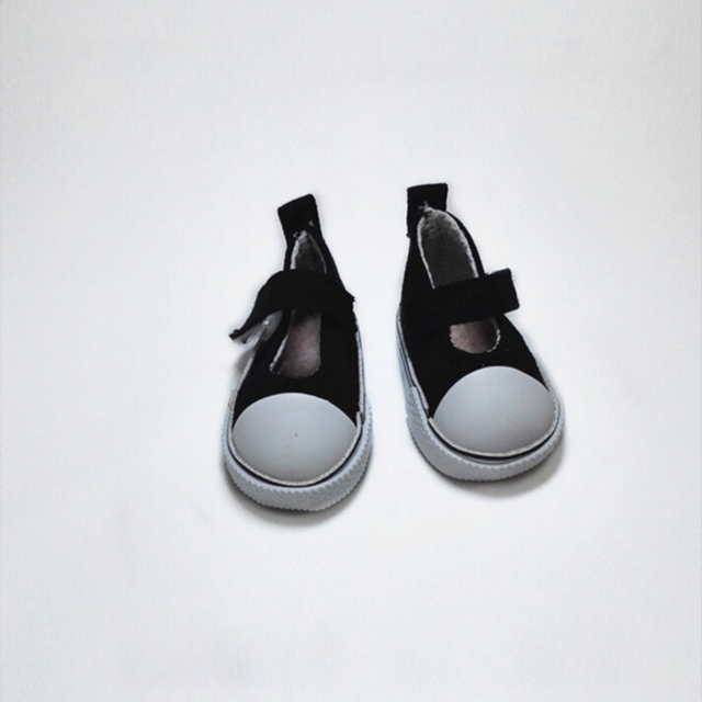 Brezentowe buty dla lalki - para o długości 5 cm, idealna jako prezent urodzinowy dla dziewczynki - Wianko - 8