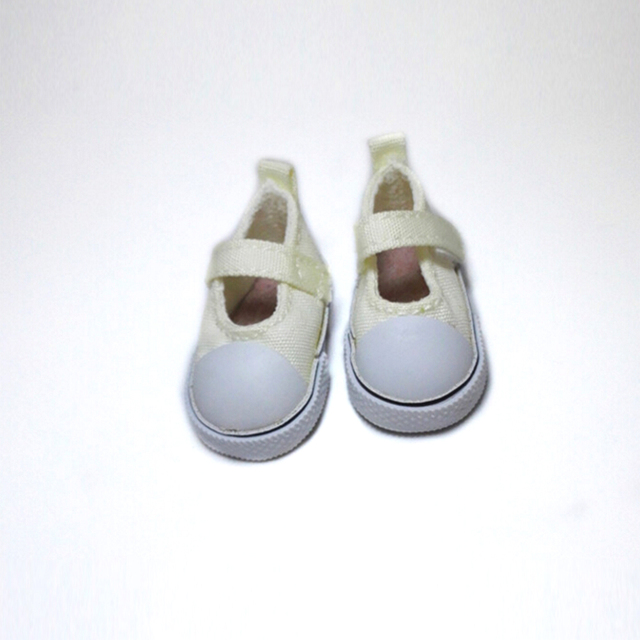 Brezentowe buty dla lalki - para o długości 5 cm, idealna jako prezent urodzinowy dla dziewczynki - Wianko - 14