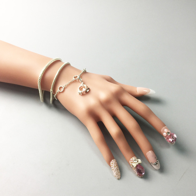 Serce klucz miłość pierścień wisiorek - biżuteria 925 srebro romantyczny prezent dla kobiet - Wianko - 27
