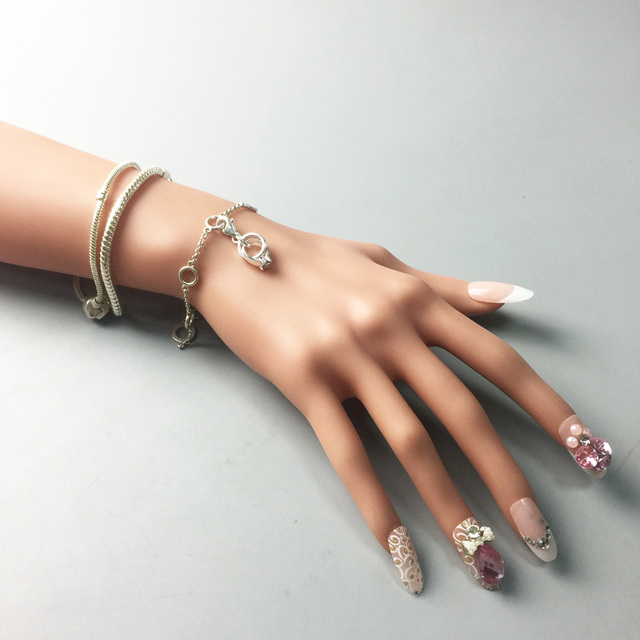 Serce klucz miłość pierścień wisiorek - biżuteria 925 srebro romantyczny prezent dla kobiet - Wianko - 21