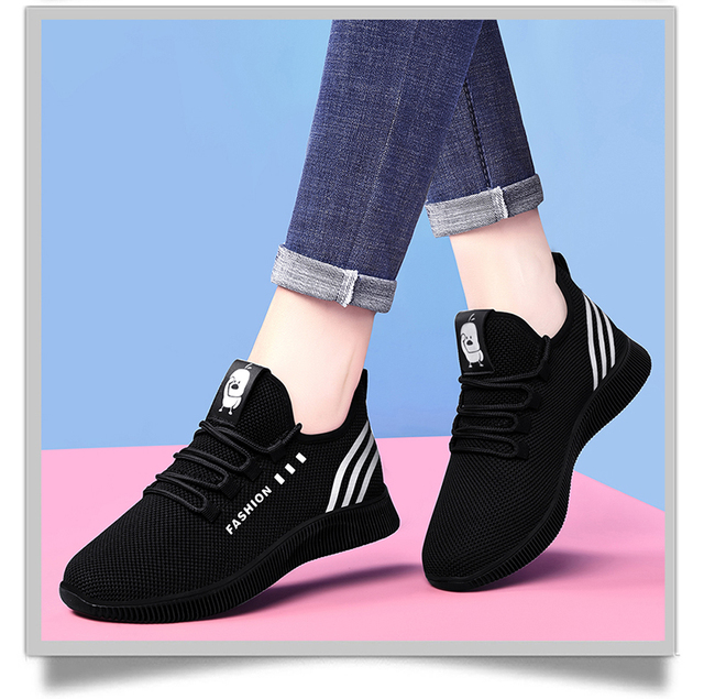 Nowe wiosenne buty dla kobiet 2021 - Tenis Feminino, sneakersy wulkanizowane z oddychającą siatką powietrzną i gumową podeszwą - Wianko - 14