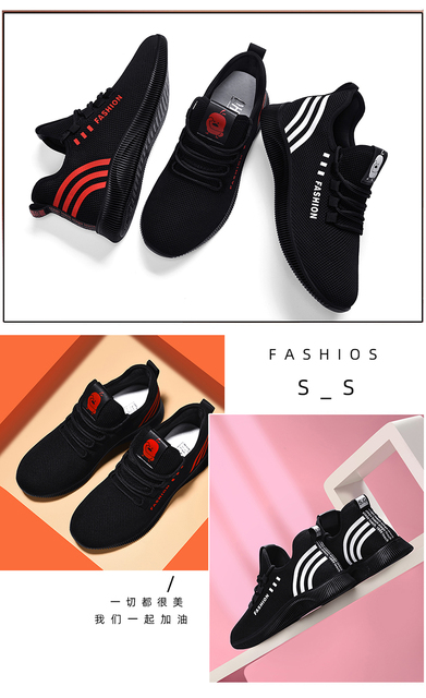 Nowe wiosenne buty dla kobiet 2021 - Tenis Feminino, sneakersy wulkanizowane z oddychającą siatką powietrzną i gumową podeszwą - Wianko - 6
