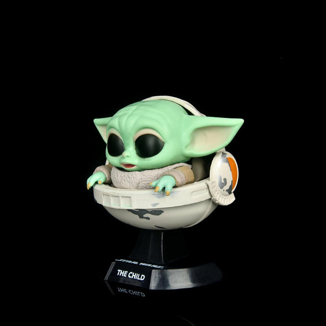 Mandalorian Baby Yoda - Figurka Anime Model Dekoracja Kolekcja Zabawki dla Dzieci - Prezent na Boże Narodzenie - Wianko - 4