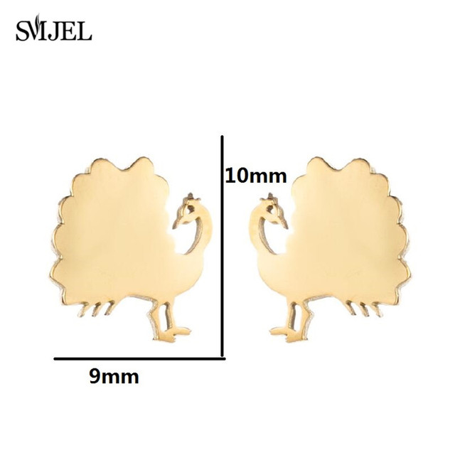 Kolczyki ze stali nierdzewnej w kształcie ptaka kolibra - Wianko - 36
