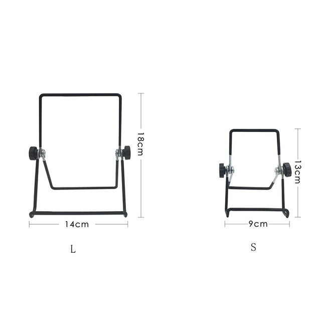 Przenośny składany metalowy stojak na Tablet z regulacją i funkcją telefonu - uniwersalny uchwyt na biurko do montażu na wzmacniaczu dla Tabletów i iPada 5-10'' - Wianko - 5