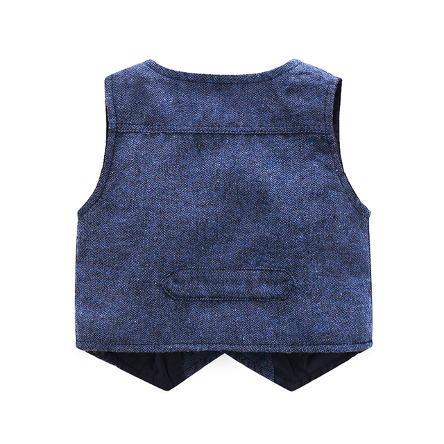 Zestaw ubrań dla niemowlęcia chłopca: koszula, kamizelka i spodnie w zwierzęce wzory, odzież formalna, Newborn Romper - Wianko - 15
