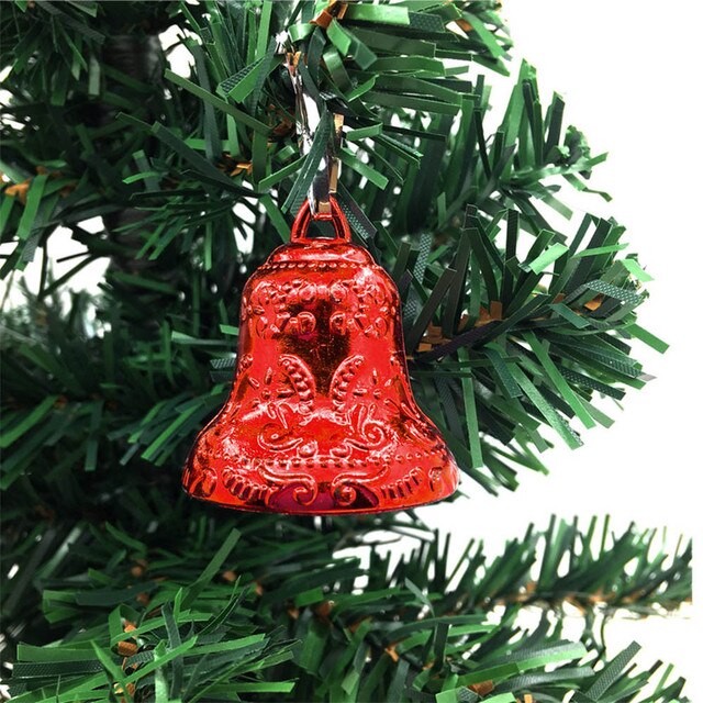 6 złotych świątecznych dzwonków bożonarodzeniowych - nowy rok 2022, dekoracje na choinkę, prezenty, wisiorki Рождество - Wianko - 1
