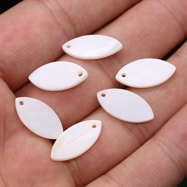 10 szt. naturalne białe okrągłe koraliki z masy perłowej DIY, rozmiar 15x15mm 20x20mm - Wianko - 5