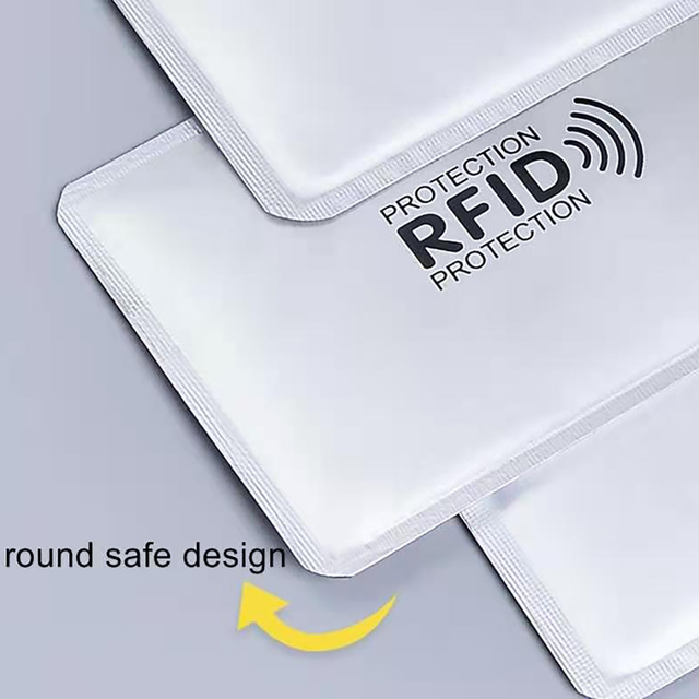 Etui zabezpieczające na karty kredytowe ze zabezpieczeniem przeciw kradzieży RFID - portfelowy pokrowiec aluminiowy - Wianko - 2