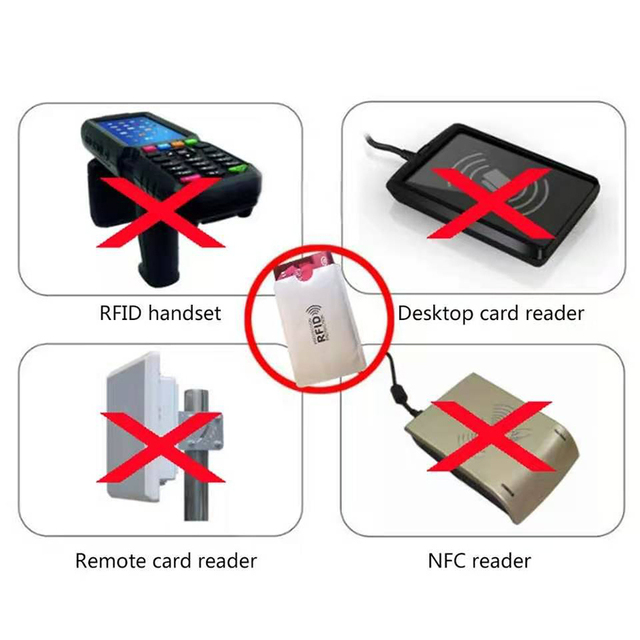 Etui zabezpieczające na karty kredytowe ze zabezpieczeniem przeciw kradzieży RFID - portfelowy pokrowiec aluminiowy - Wianko - 10