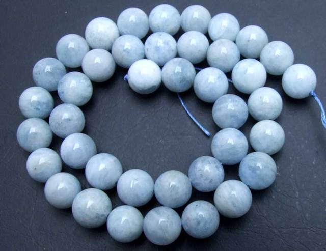Koraliki niebieskiego akwamarynu Qingmos 7-8mm - DIY biżuteria naszyjnik bransoletka kolczyk, luźne kamienie szlachetne 15 - Wianko - 11