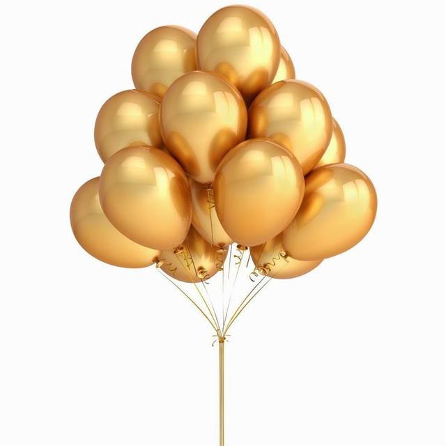 10/20/30 sztuk lateksowych balonów - złoto, srebro, czarny - dekoracje ślubne, imprezy, urodziny - Wianko - 15