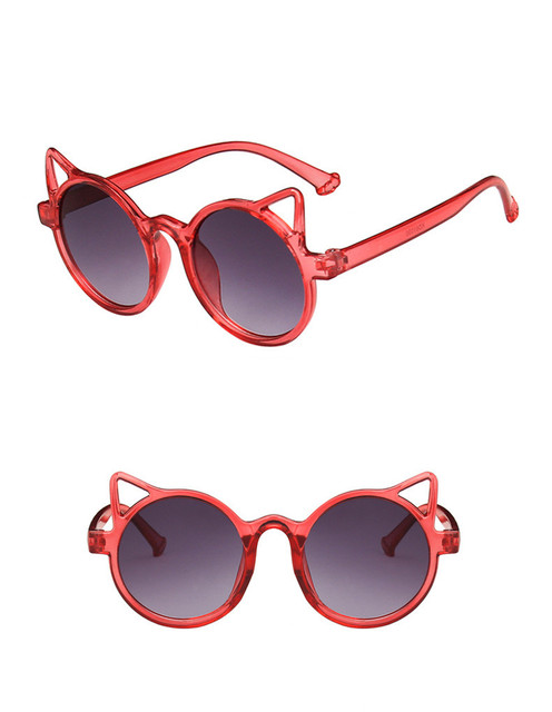 Okulary przeciwsłoneczne UV400 Vintage dla dzieci - marka Kocie Oko, wzór dziewczynki, kierowcy - Wianko - 11