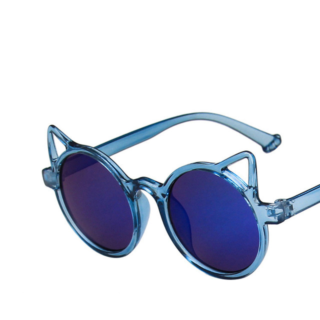 Okulary przeciwsłoneczne UV400 Vintage dla dzieci - marka Kocie Oko, wzór dziewczynki, kierowcy - Wianko - 14