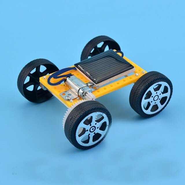 Zestaw zabawek DIY - samochód na energię słoneczną, eksperyment naukowy dla dzieci - Wianko - 3