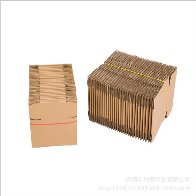 Kartonowe pudełka papierowe trzywarstwowe z tektury falistej - 5 sztuk/partia, wysoka jakość - Wianko - 6