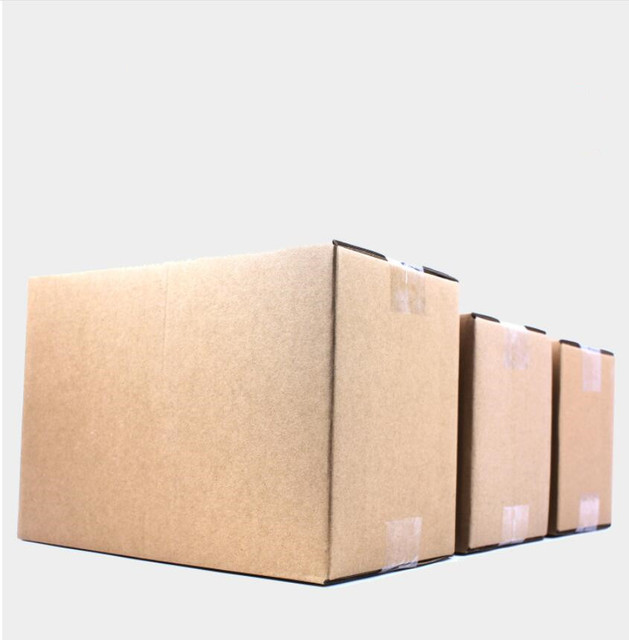 Kartonowe pudełka papierowe trzywarstwowe z tektury falistej - 5 sztuk/partia, wysoka jakość - Wianko - 5