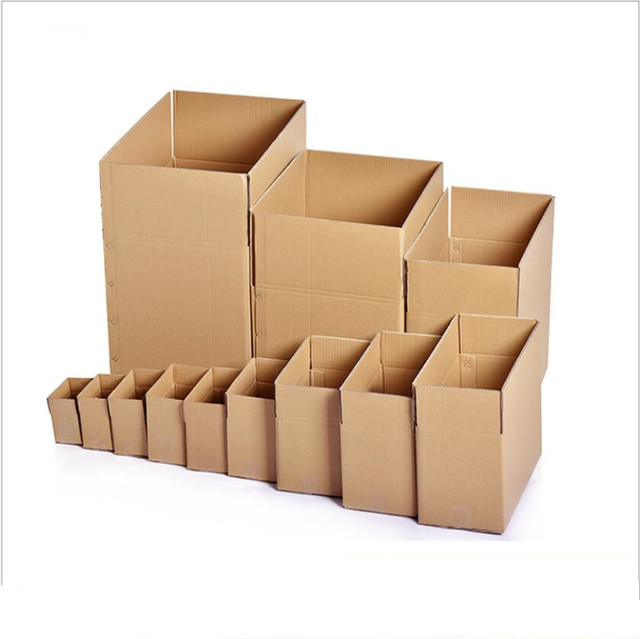Kartonowe pudełka papierowe trzywarstwowe z tektury falistej - 5 sztuk/partia, wysoka jakość - Wianko - 9