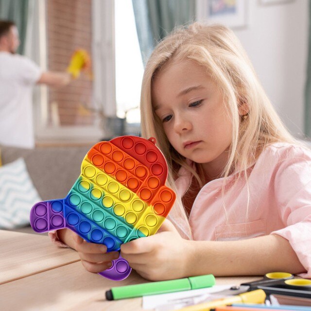 Zabawka dekompresyjna dla dorosłych i dzieci - kontroler płytki Dimple+zabawki edukacyjne Squishy Figet - Wianko - 7