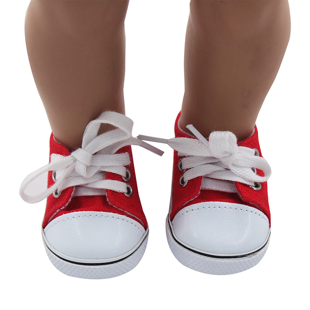 Lalka Talk Dla Dziewczynki - Bobas moda, trampki buty dla 18 cali lalek - Wianko - 10