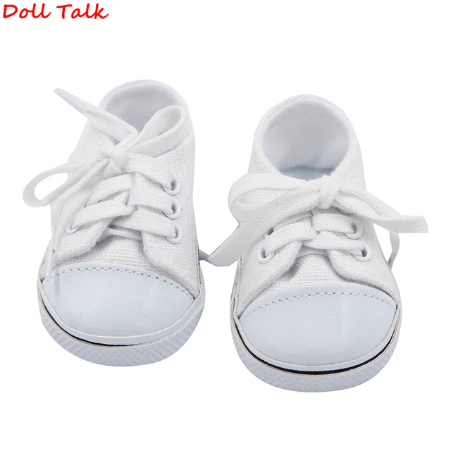 Lalka Talk Dla Dziewczynki - Bobas moda, trampki buty dla 18 cali lalek - Wianko - 4