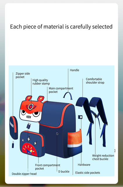 2021 Plecak szkolny 3D dla dzieci 4-12 lat wodoodporny, torba na ramię, dziewczęcy i chłopięcy tornister z książką - Wianko - 4