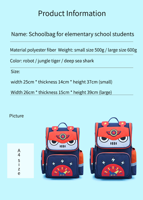 2021 Plecak szkolny 3D dla dzieci 4-12 lat wodoodporny, torba na ramię, dziewczęcy i chłopięcy tornister z książką - Wianko - 16