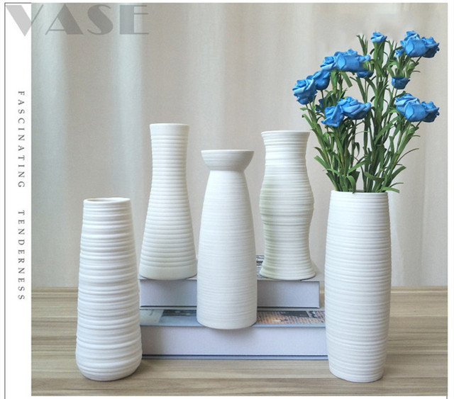 Skandynawski wazon na kwiaty ceramiczny dekoracja domu - Wianko - 1