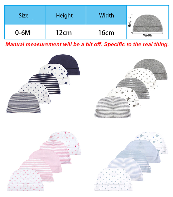 Nowe dziecko kapelusz z bawełny - 5 sztuk/partia - jednolity kolor chłopców i dziewcząt - szalik i czapka dla niemowląt - akcesoria dla noworodka 5016 - Wianko - 1