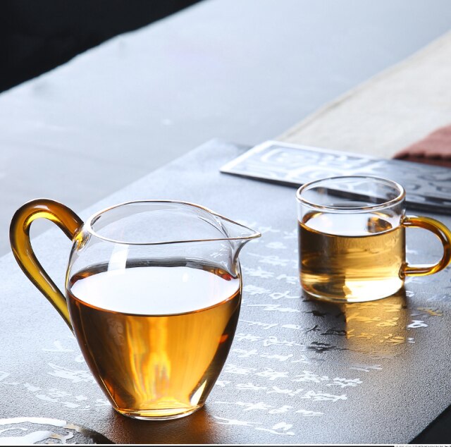 Żaroodporne szklane zaparzacze do herbaty - dzbanek 330 ml - Wianko - 1