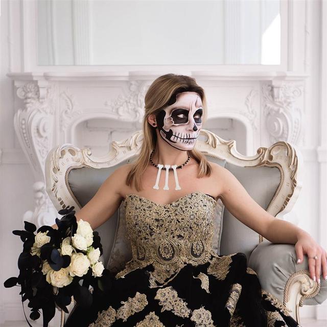 36 sztuk plastikowych przerażających kości - idealne dekoracje na Halloween i imprezy! Zrób to sam! - Wianko - 6