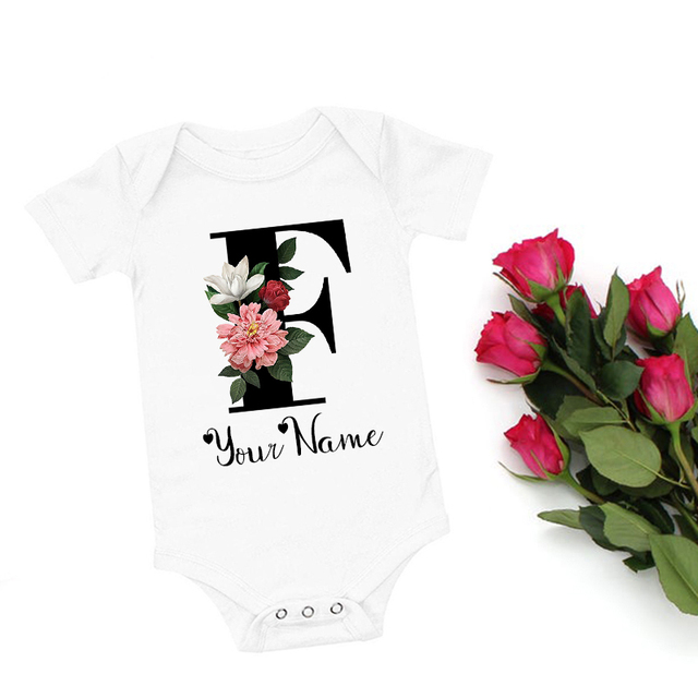 Romberek dla dziewczynki z personalizowanym imieniem - początkowe ubranie dla uroczego niemowlęcia - Wianko - 8