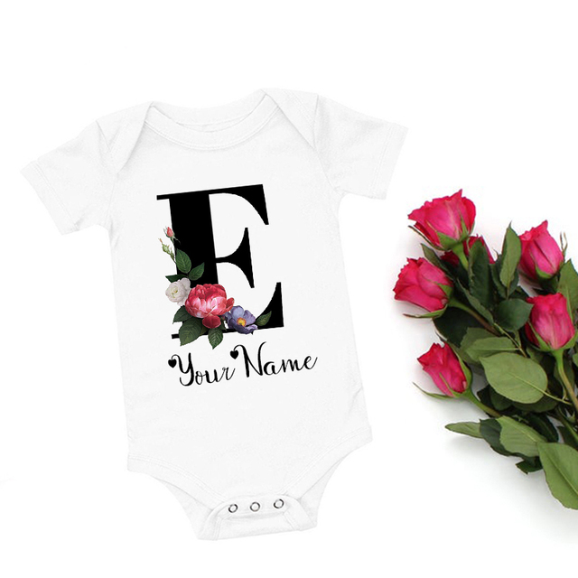 Romberek dla dziewczynki z personalizowanym imieniem - początkowe ubranie dla uroczego niemowlęcia - Wianko - 7