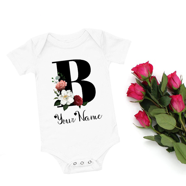 Romberek dla dziewczynki z personalizowanym imieniem - początkowe ubranie dla uroczego niemowlęcia - Wianko - 6